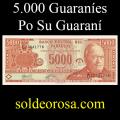 Billetes 2003 2- 5.000 Guaranes